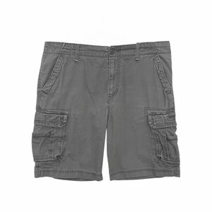Unionbay Men’s Gray Cargo Shorts Size 38 100% Cotton Utility Outdoor Casual